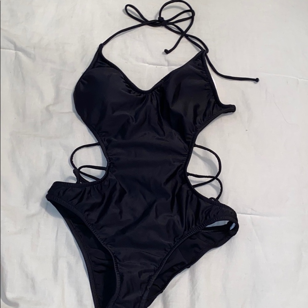 Venus black one piece